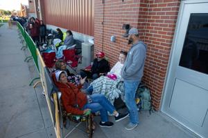 Sleeping bags, lawn chairs and a long wait for Trump in Grand Island