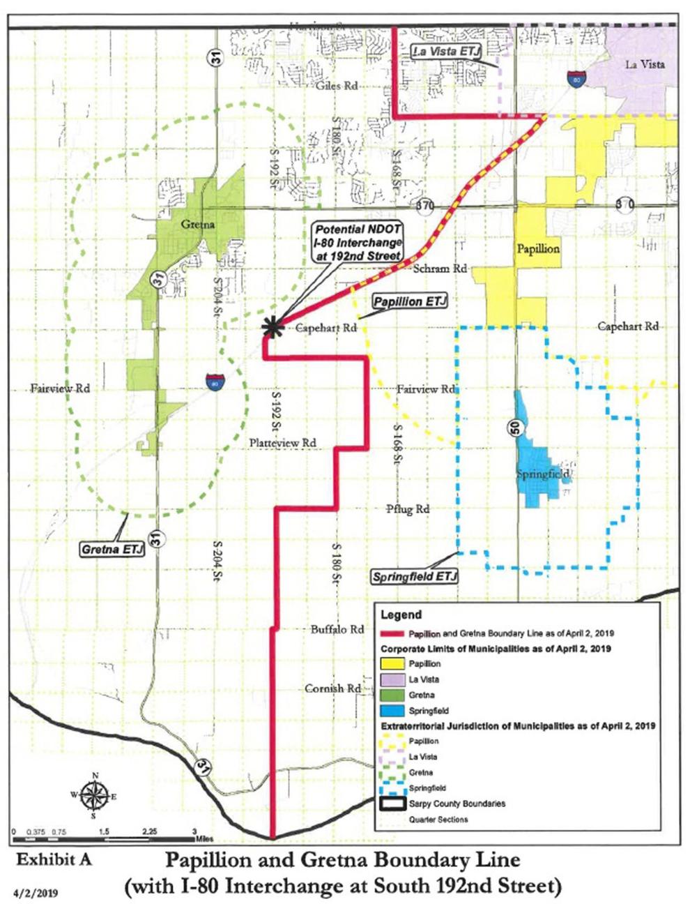Gretna reaches boundary agreement with Papillion