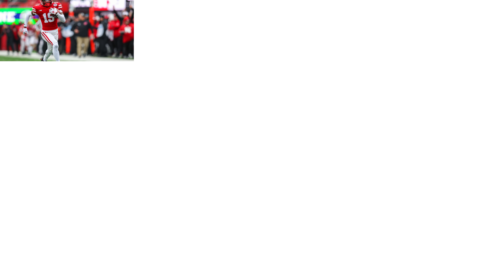 Nebraska leads Purdue by 2 TDs as Jaylen Lloyds first touchdown highlights first half