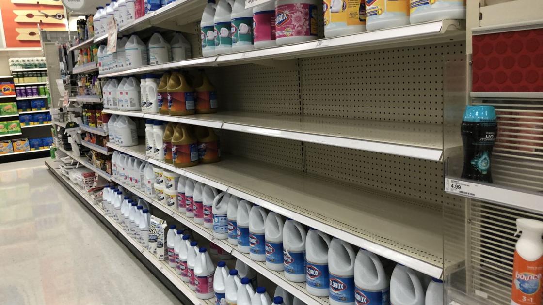 Omaha shoppers snap up toilet paper, water, disinfectants but stores are still well-stocked - Omaha World-Herald