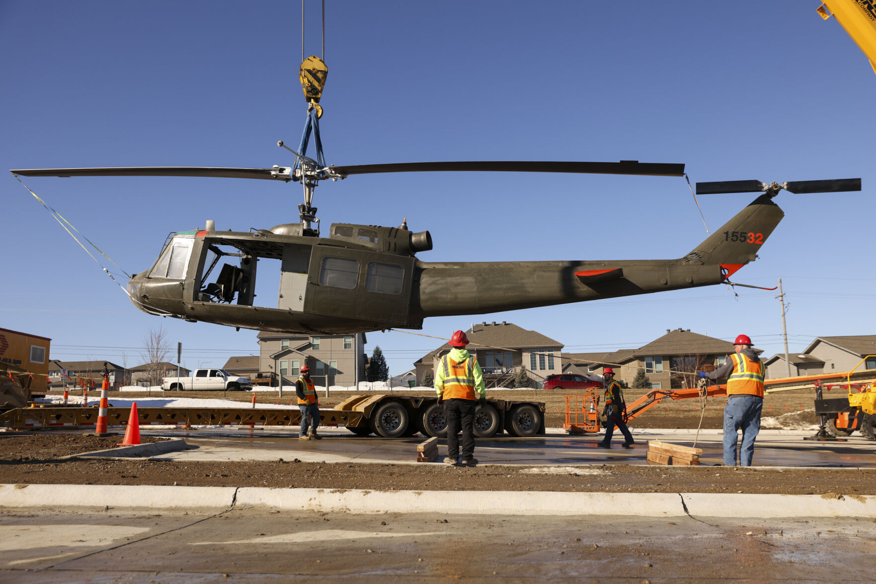 Photos Restored UH 1 Huey transported to Nebraska Vietnam