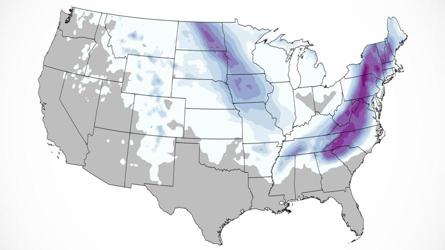 A winter storm will swing through the East. Does Atlanta get snow? Nashville? Washington? It's still up in the air