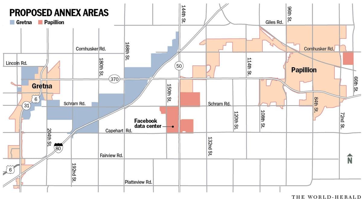 Papillion annex map