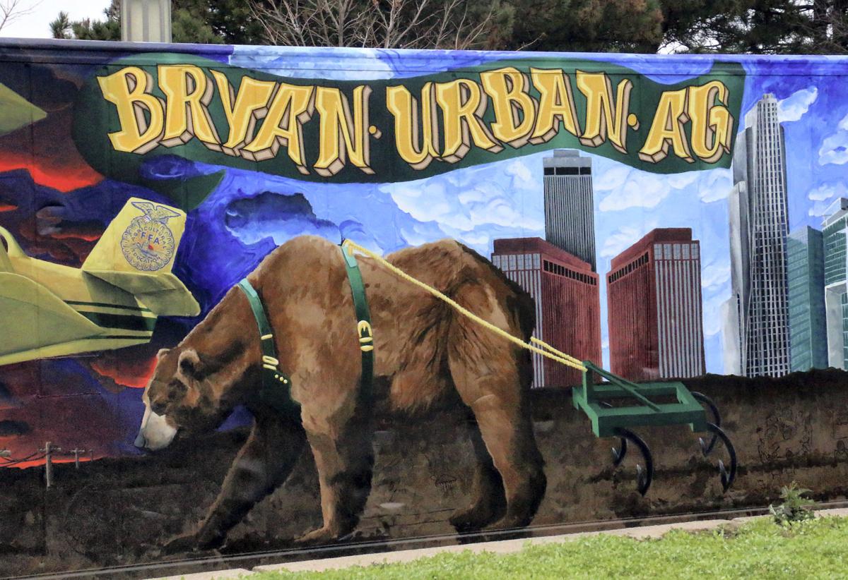 AgroBox mural completed at Bryan