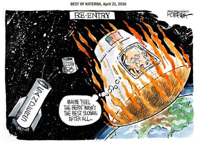 The best of Jeff Koterba's cartoons: Feel the Bern