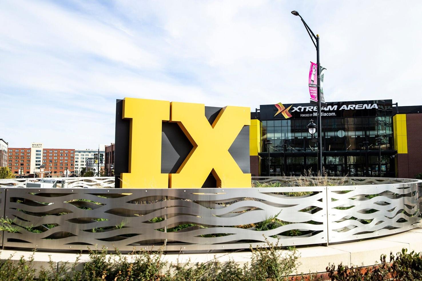 Title IX sculpture in Iowa