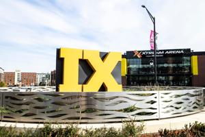 Title IX sculpture in Iowa
