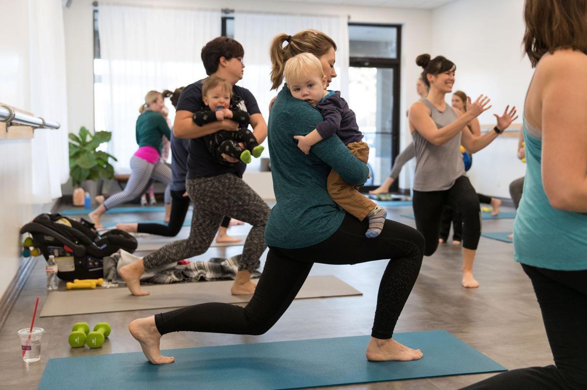 18-month-old son is part of Omaha mom's workout