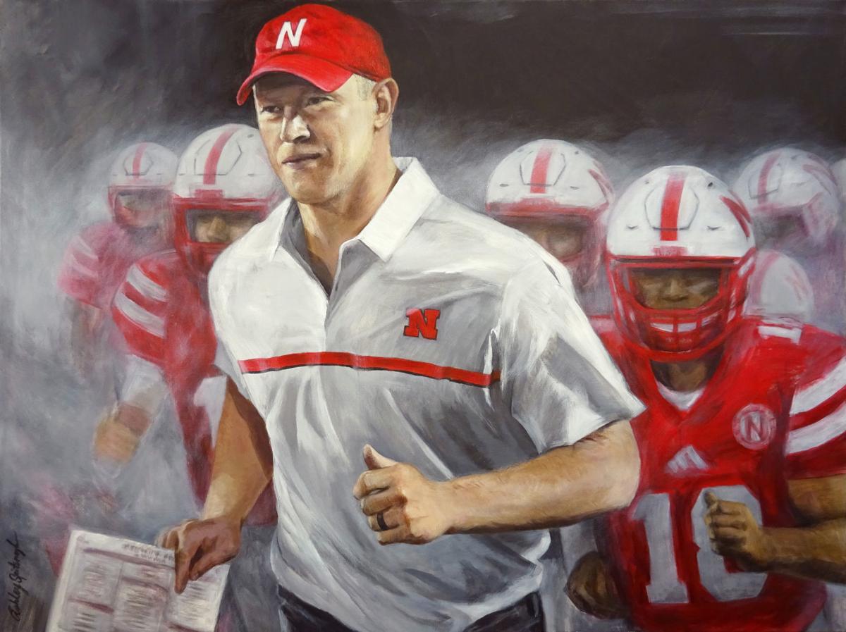 Last Tunnel Walk Painting Honors Husker Heroes Foltz And