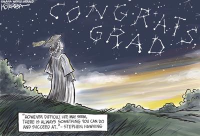 Jeff Koterba's latest cartoon: Keep looking up