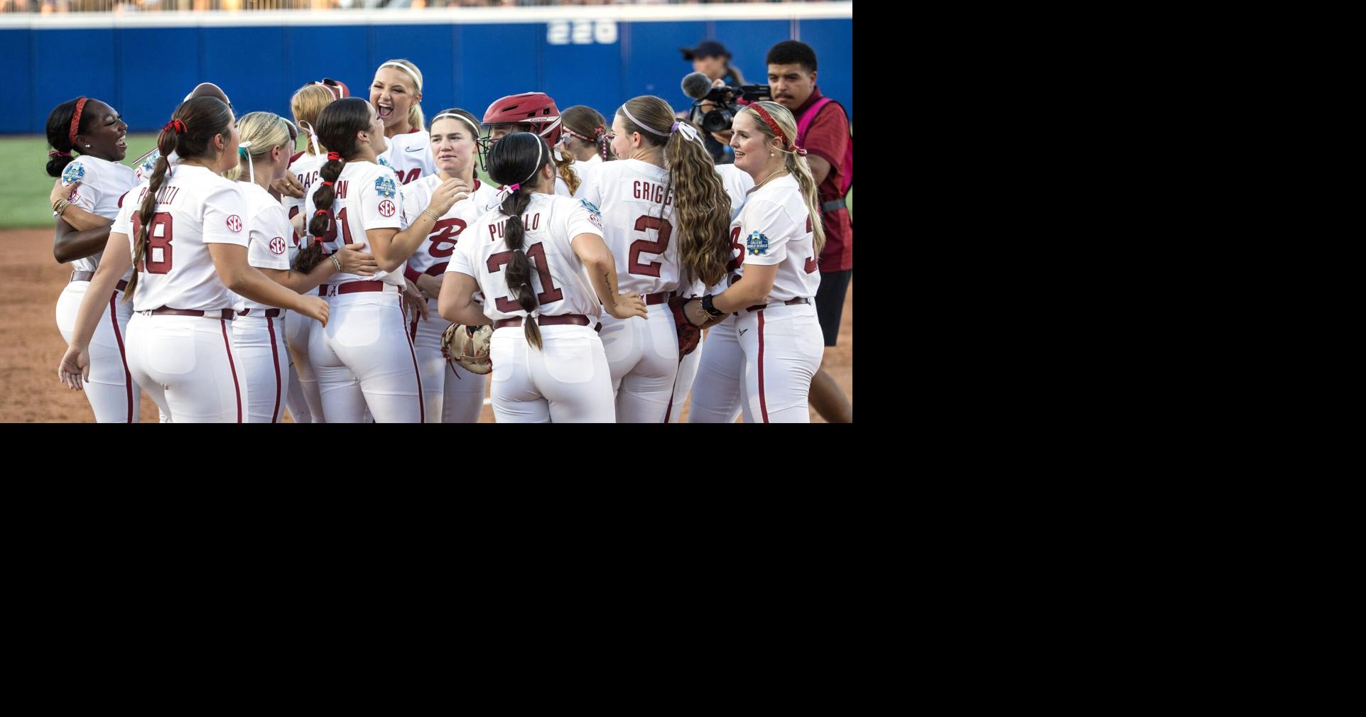 Alabama beats Nebraska softball in WCWS, snaps Huskers' 27-game win streak