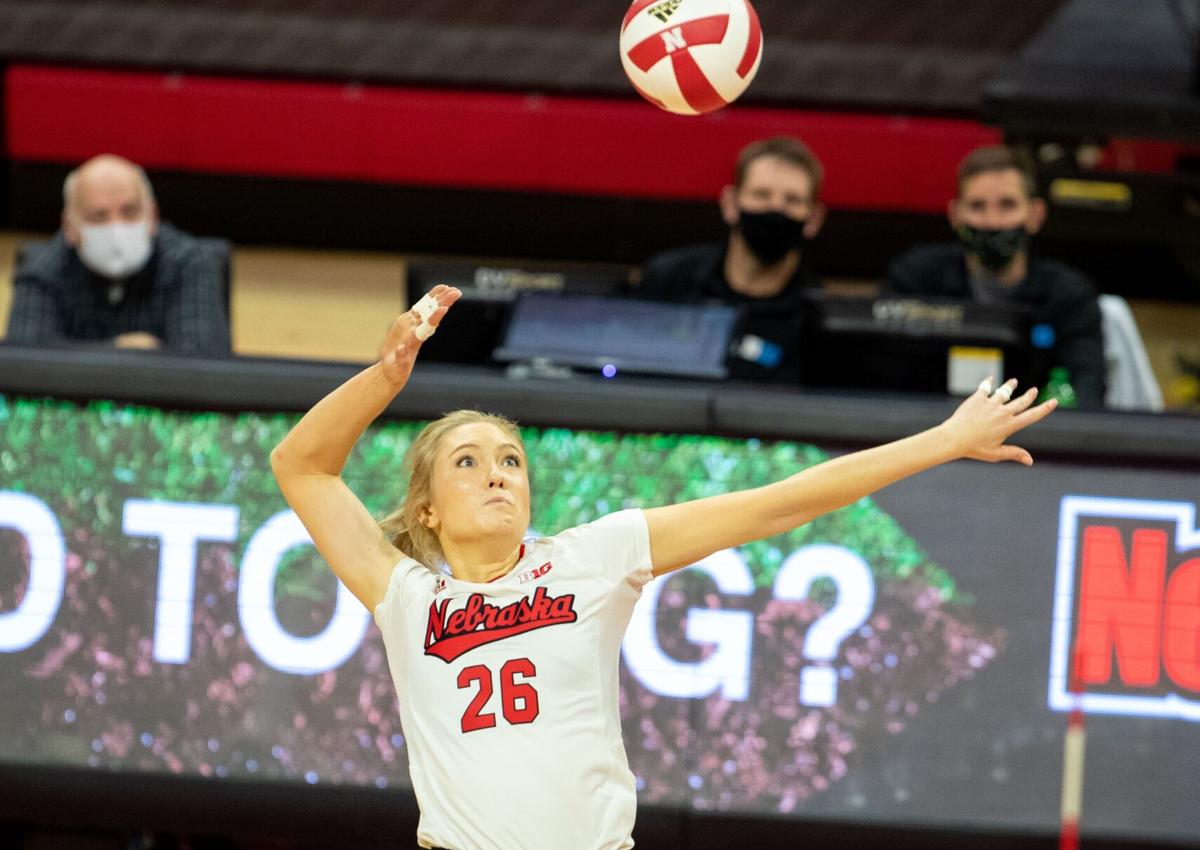 Lauren Stivrins records 18 kills in Nebraska volleyball's win over Maryland