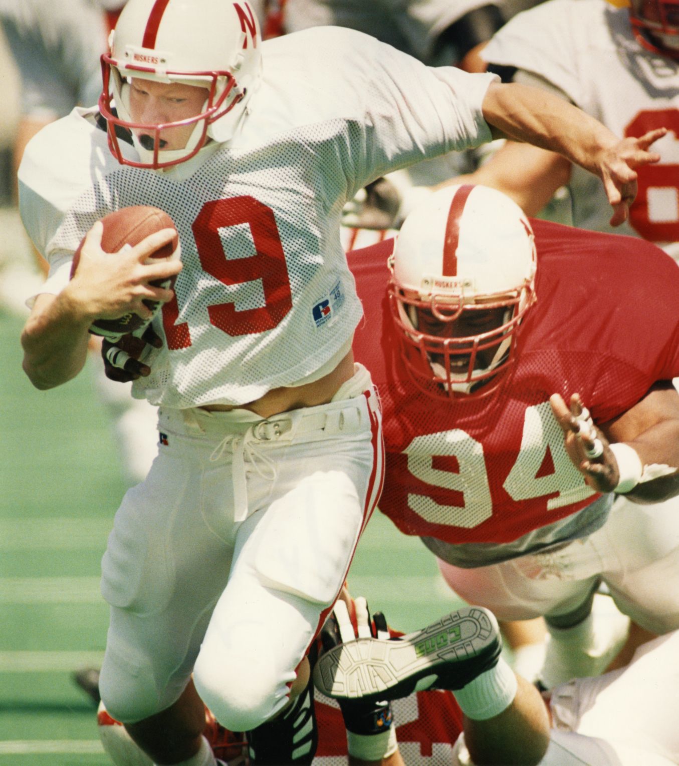 1995 Nebraska Red-White Spring Game Football | HuskerMax Game Page