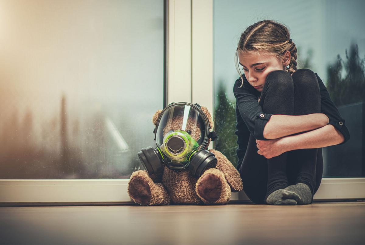 Girl Protected Her Teddy Bear (copy)