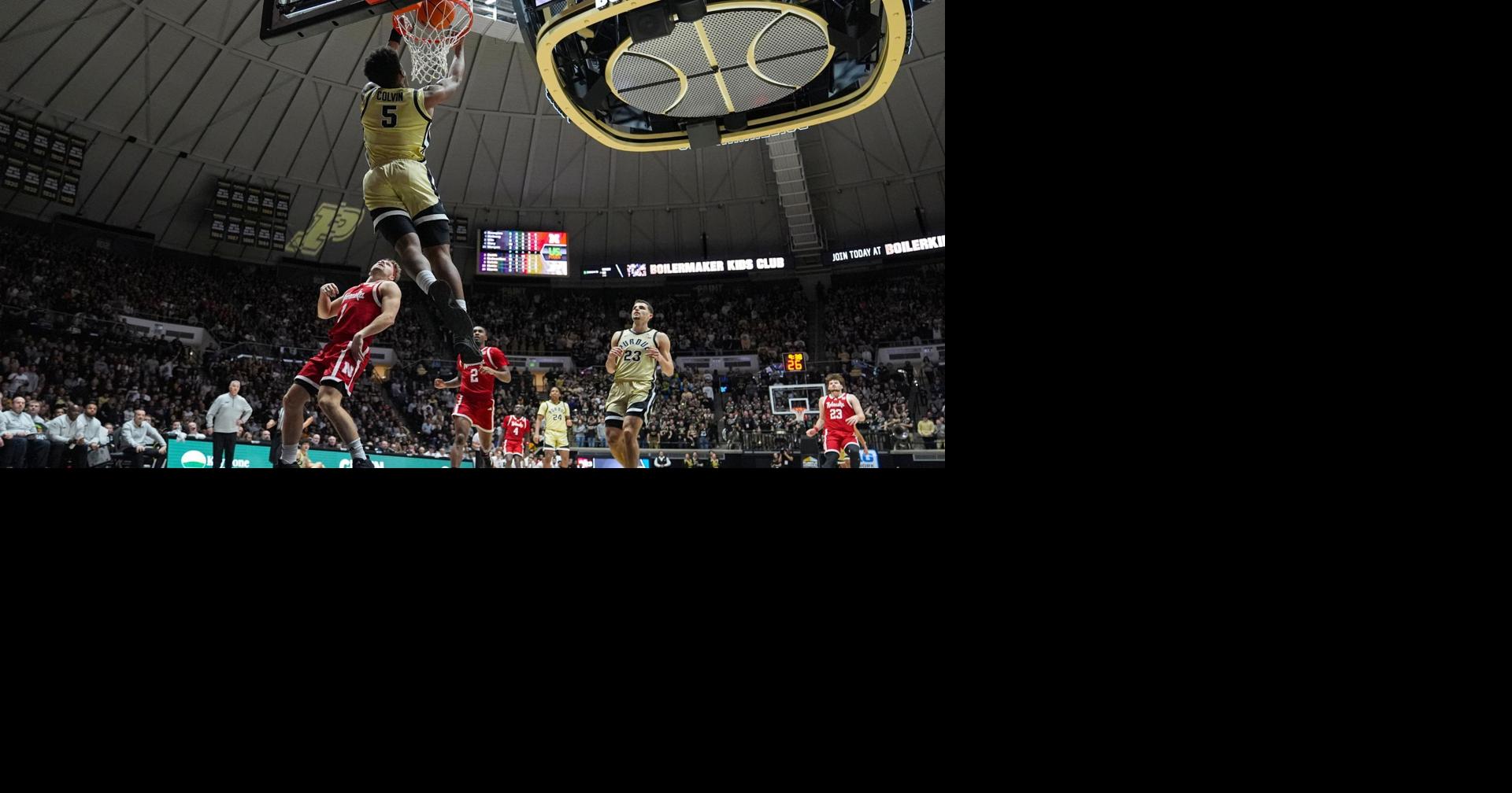 Nebraska men's basketball carved up by Purdue offense in road beatdown