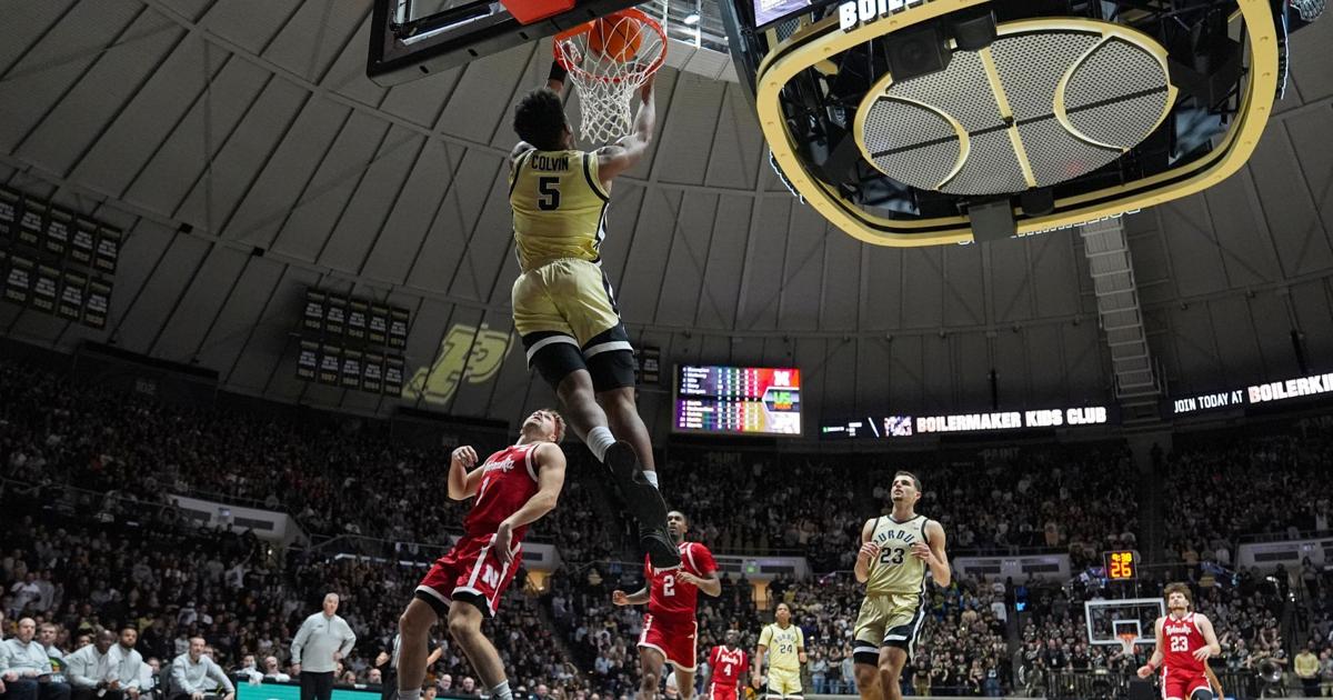 Nebraska men's basketball carved up by Purdue offense in road beatdown