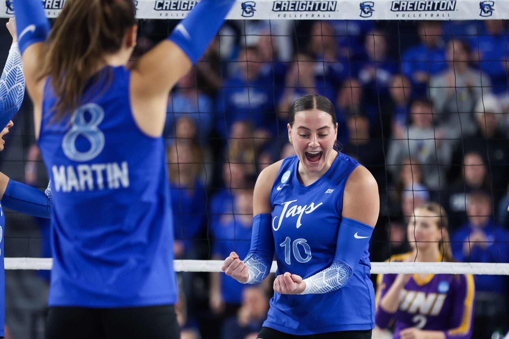 Ava Martin leads Creighton volleyball back to Elite Eight