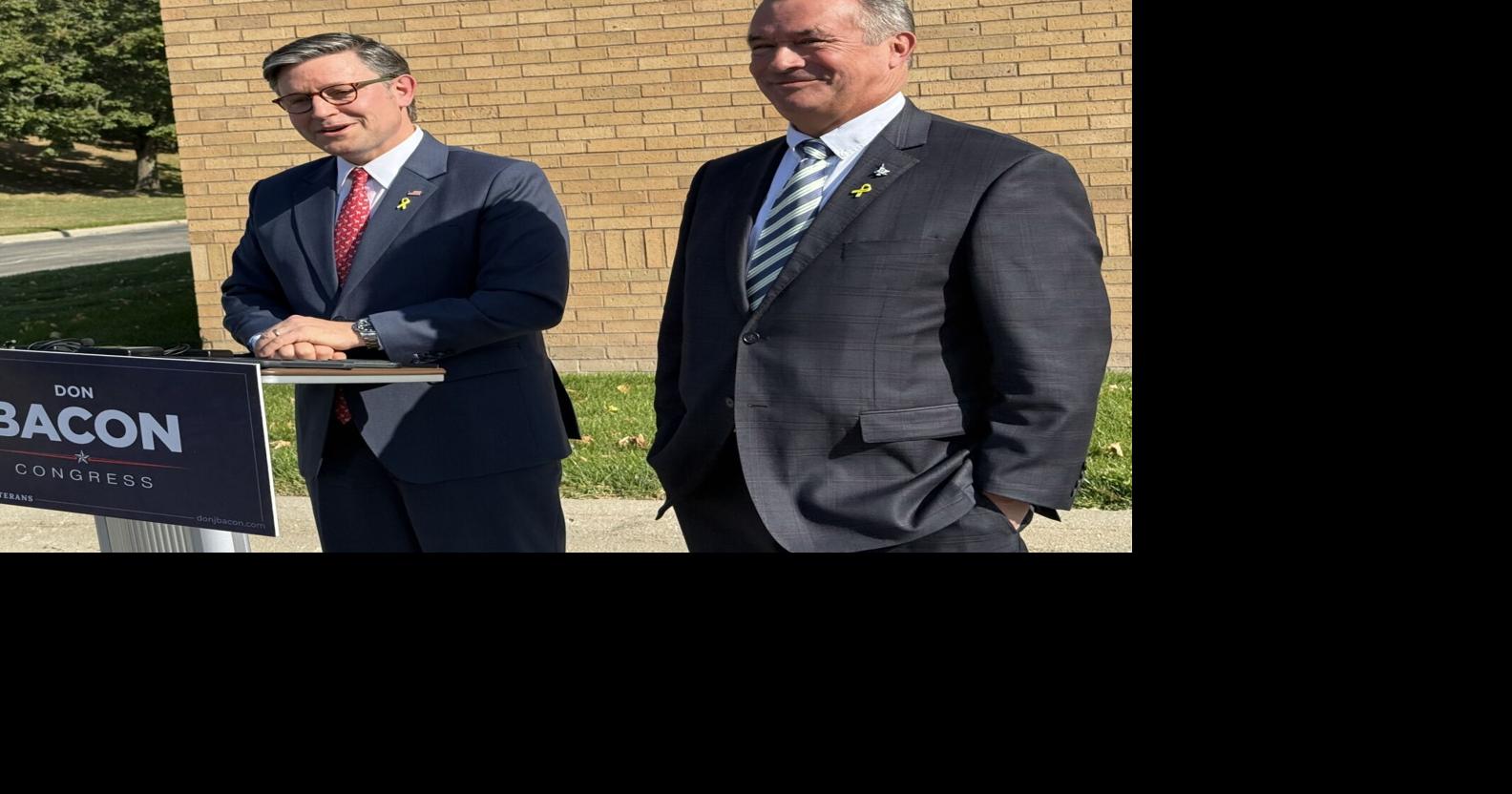 Image for Speaker Mike Johnson heading to Omaha for Brinker Harding