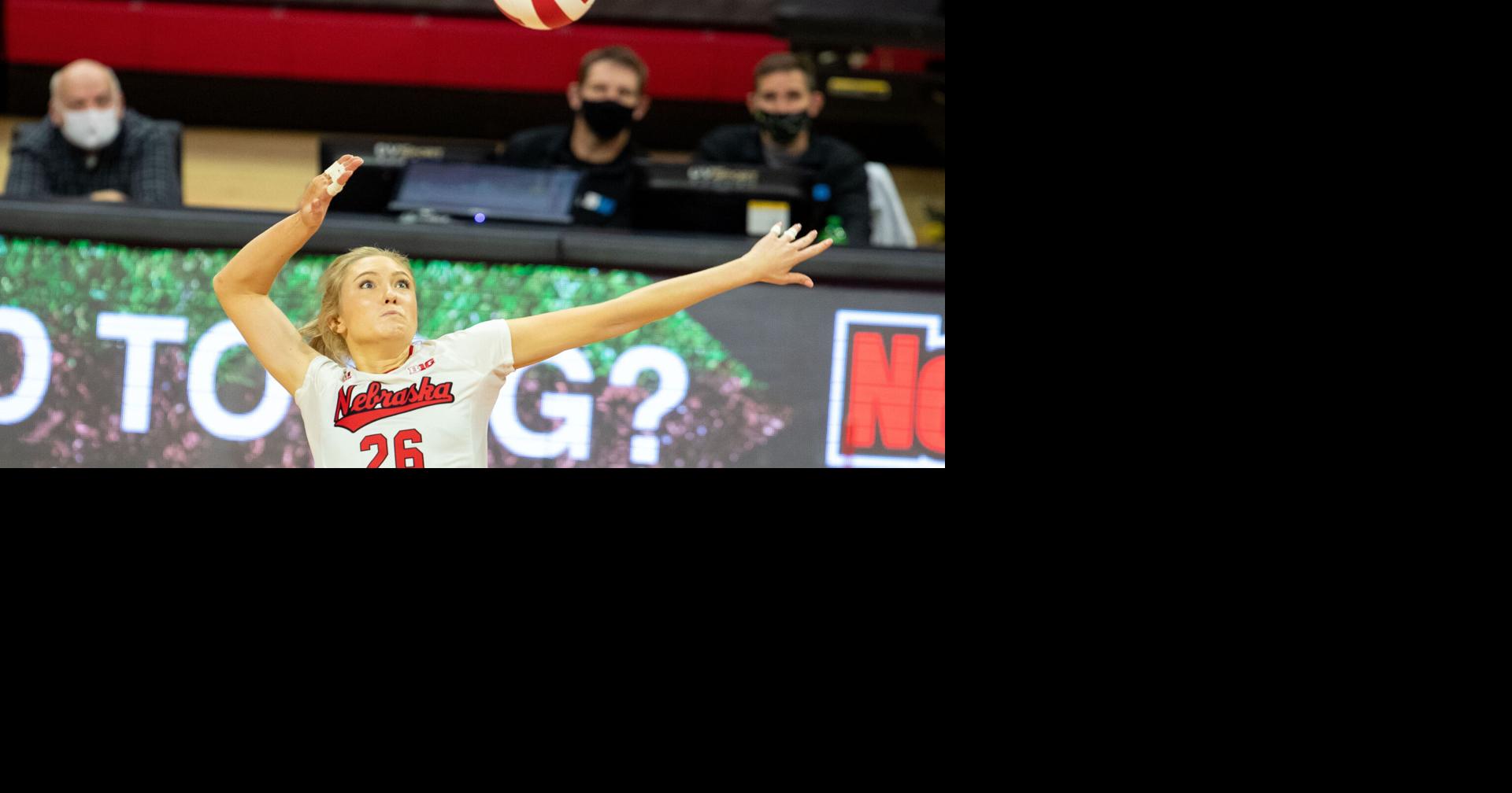Lauren Stivrins records 18 kills in Nebraska volleyball's win over Maryland