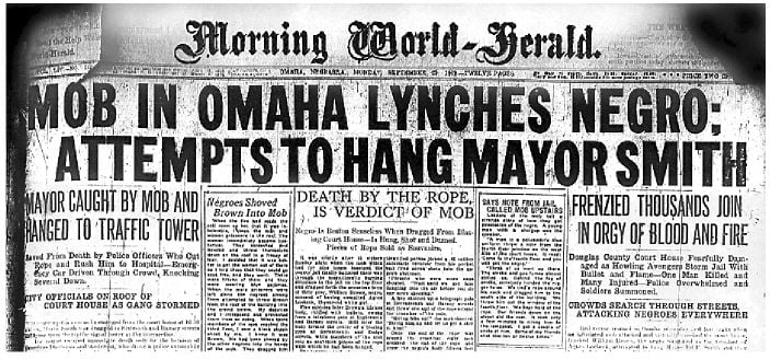 what stops the lynching party from taking tom find a quote to describe what was happening