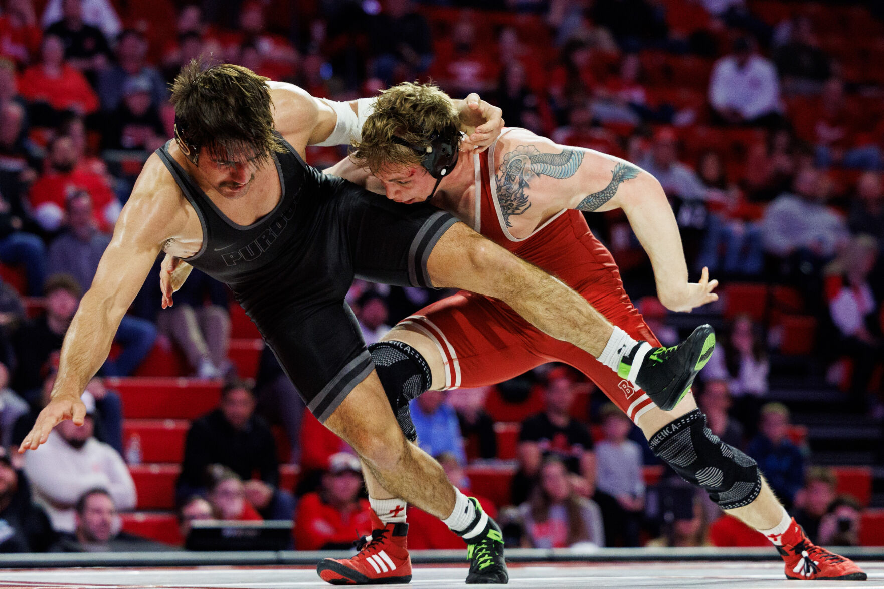 Offense eludes Nebraska wrestlers in Big Ten title matches