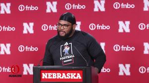 Nebraska's Justin Evans full press conference from Oct. 6, 2026