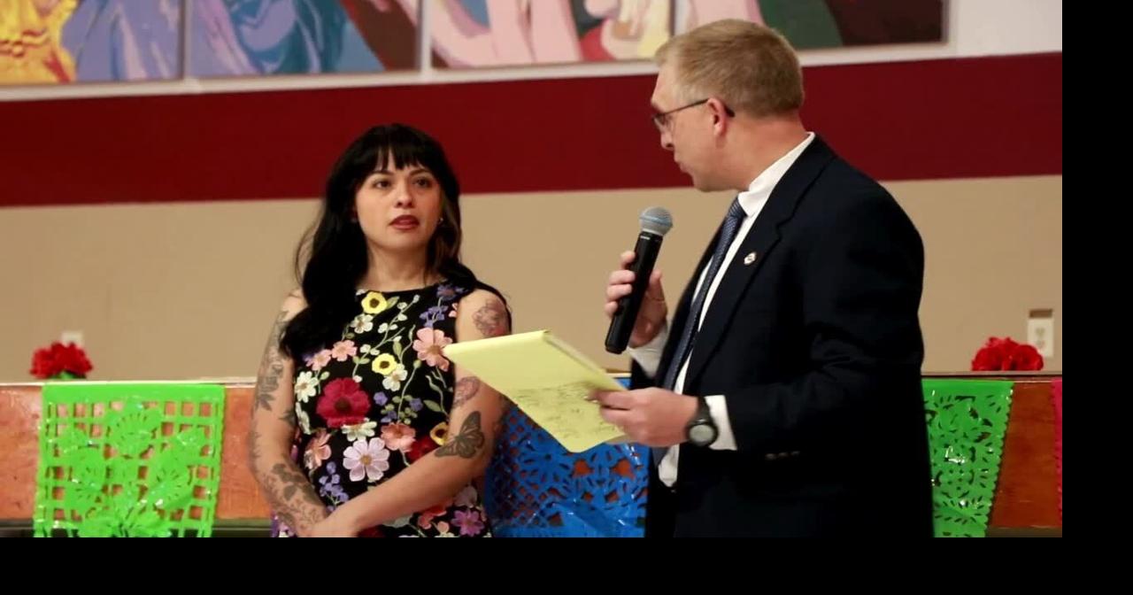 Scottsbluff's Maria Salazar receives key to the city