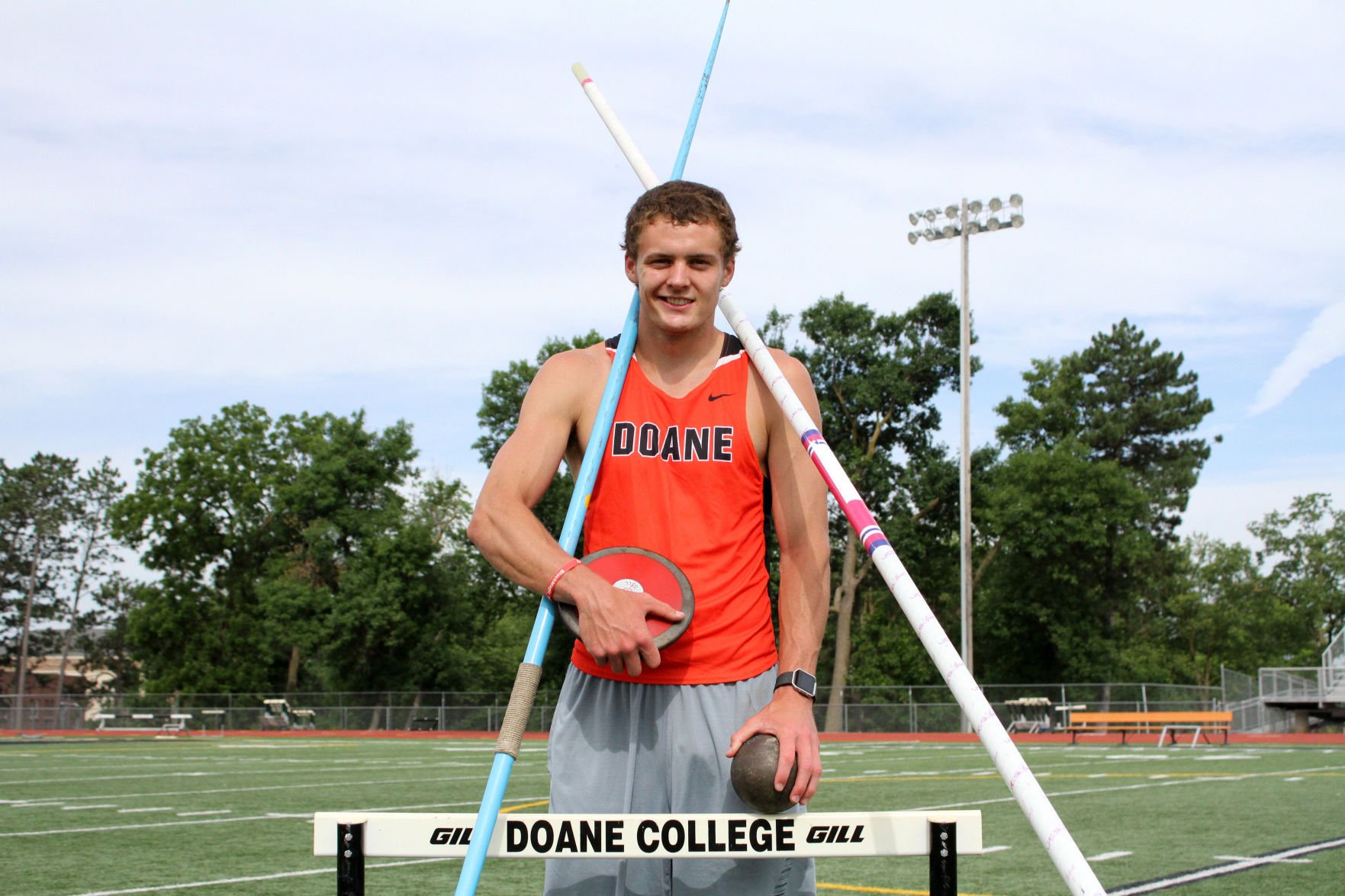 Doane decathlon star Kale Wolken named Midlands College Male