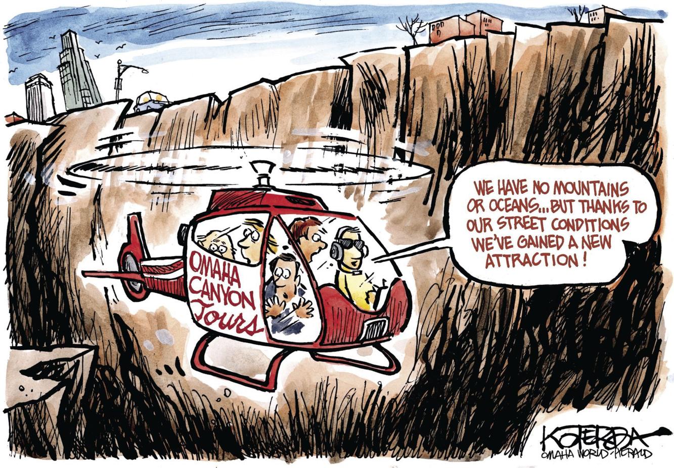 Jeff Koterba's latest cartoon: Who needs the Grand Canyon?
