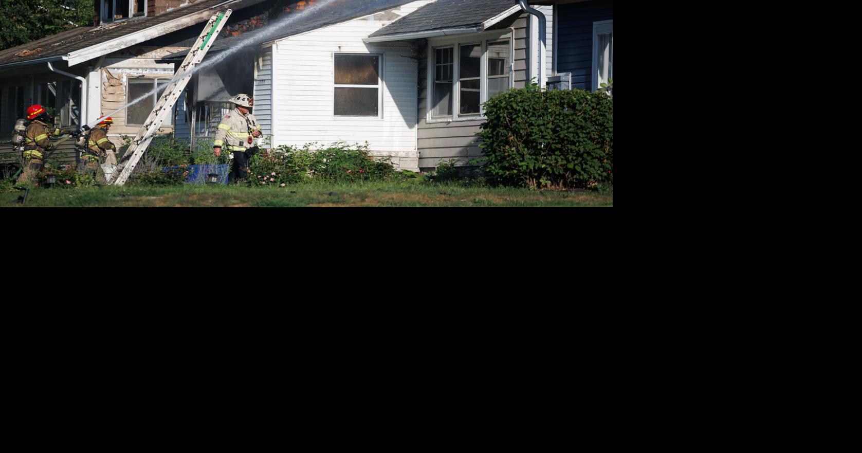 Photos: North Omaha fire severely damages two homes Monday evening