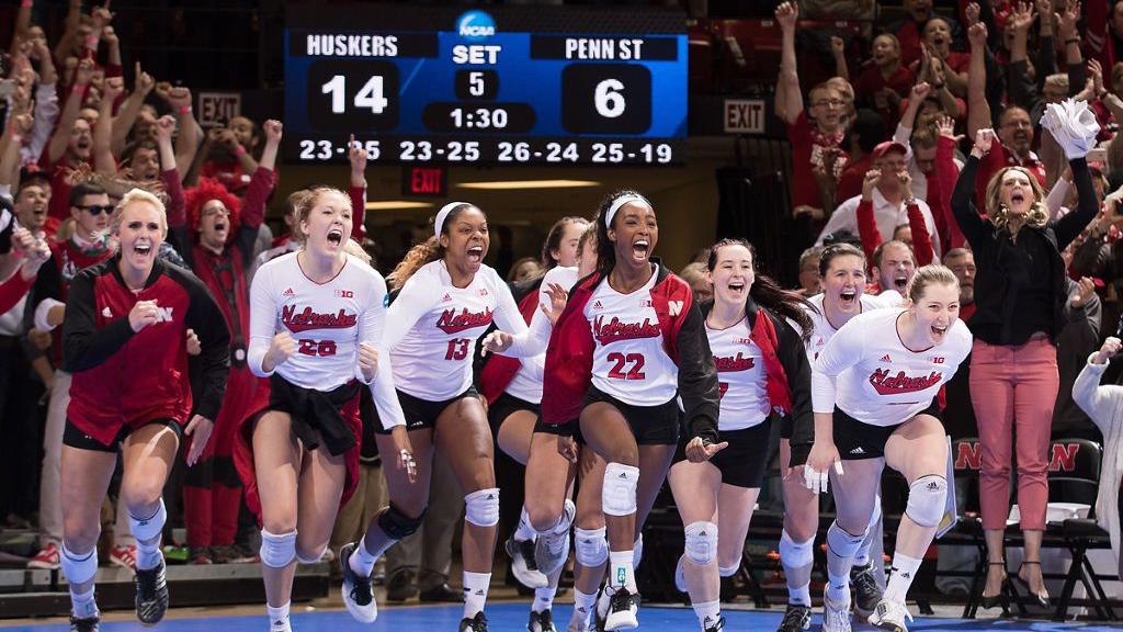 Nebraska twoset deficit to defeat Penn State, advance to