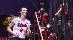 Justin Frommer recaps to Nebraska volleyball's sweep of Texas