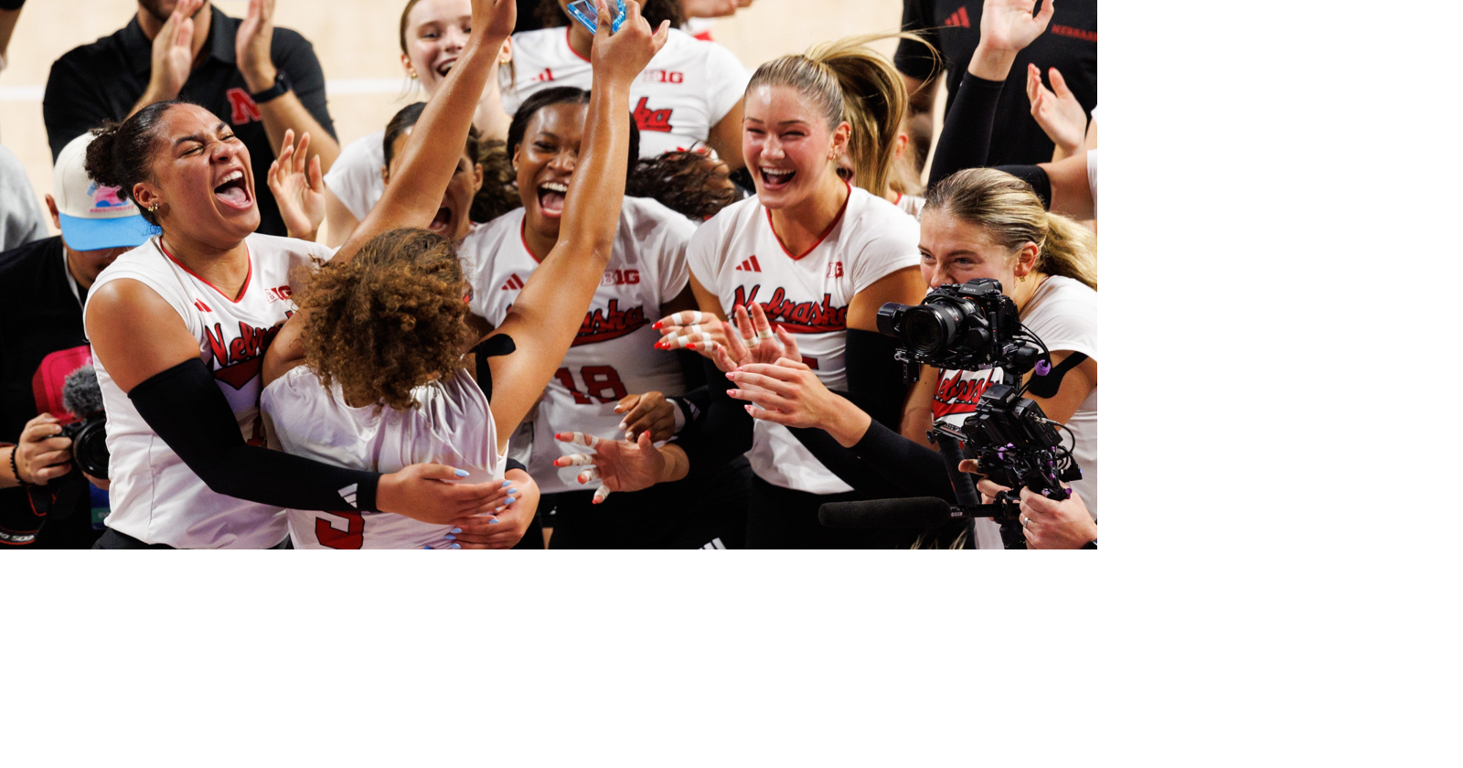 Nebraska volleyball stays No. 1 in Top 25, while Texas rises to No. 2 and Creighton drops to No. 13