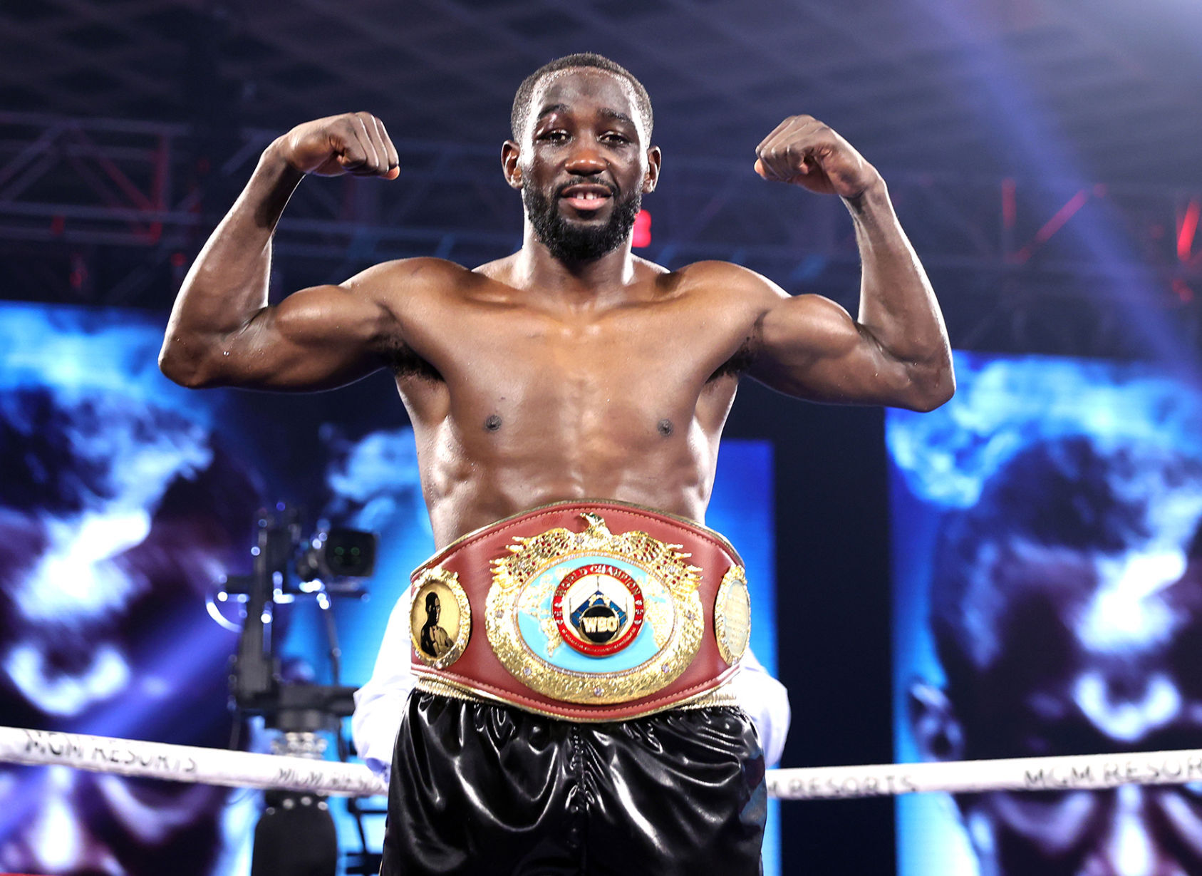 Terence Bud Crawford defeats Kell Brook with technical knockout