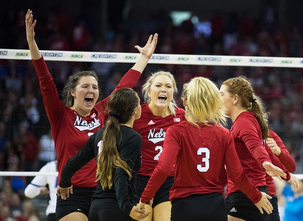 Intermission helps No. 7 Nebraska volleyball regroup, rally to defeat