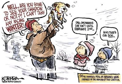 Jeff Koterba's latest cartoon: Hound Dog Day
