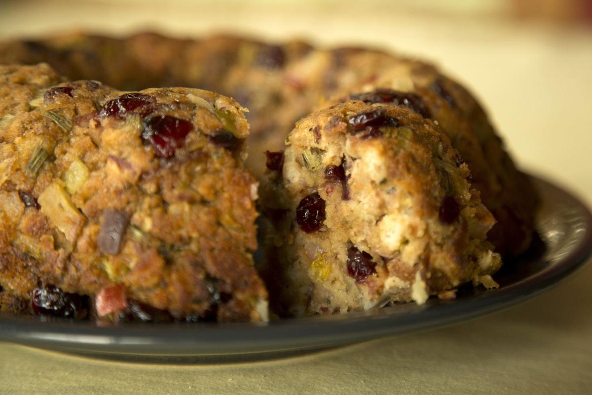 Bundt pan stuffing is a clever turn on a holiday staple