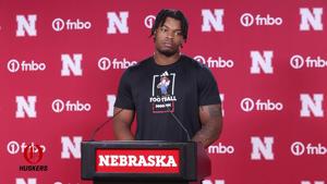 Nebraska's Williams Nwaneri full press conference from Oct. 6, 2026