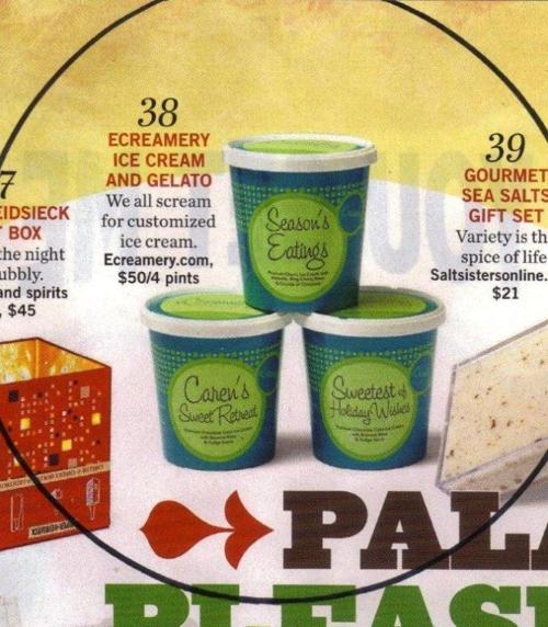 ECreamery lands in national holiday gift guides