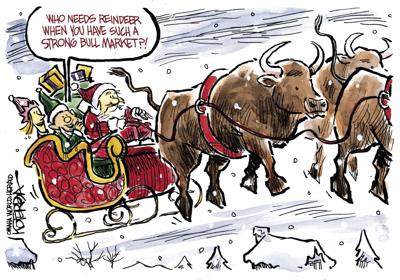 Jeff Koterba S Latest Cartoon Jolly Old Wall Street Opinion