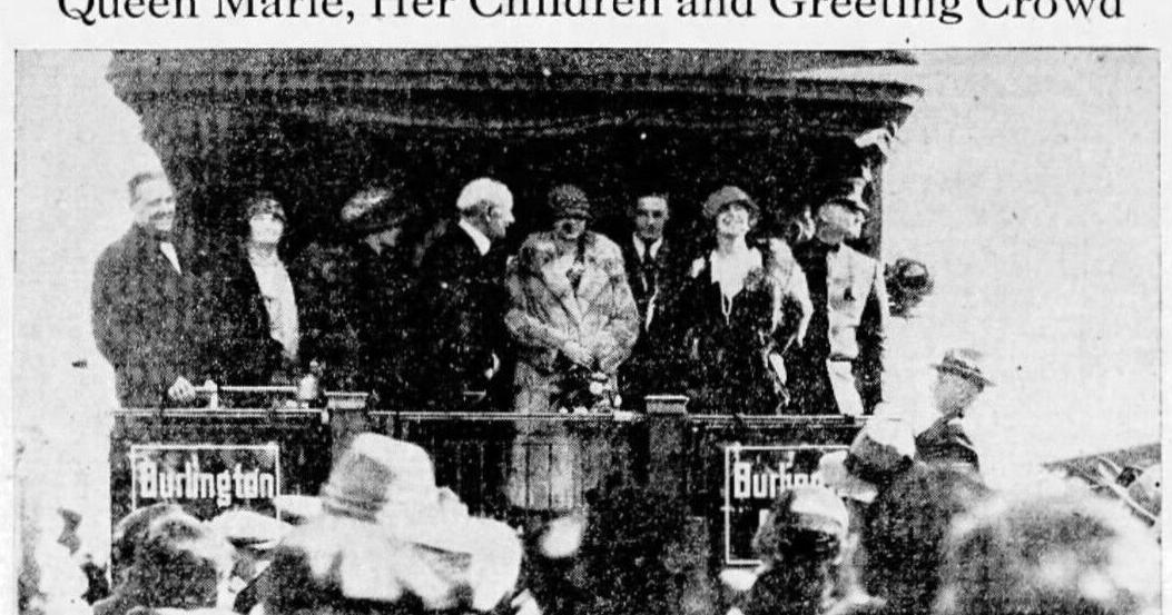 Omaha had its 15 minutes in the presence of a queen in 1926