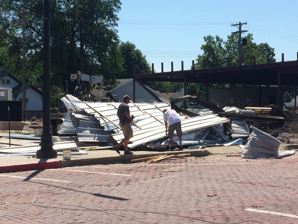 Powerful storms — with gusts of nearly 80 mph — rip steeple off church