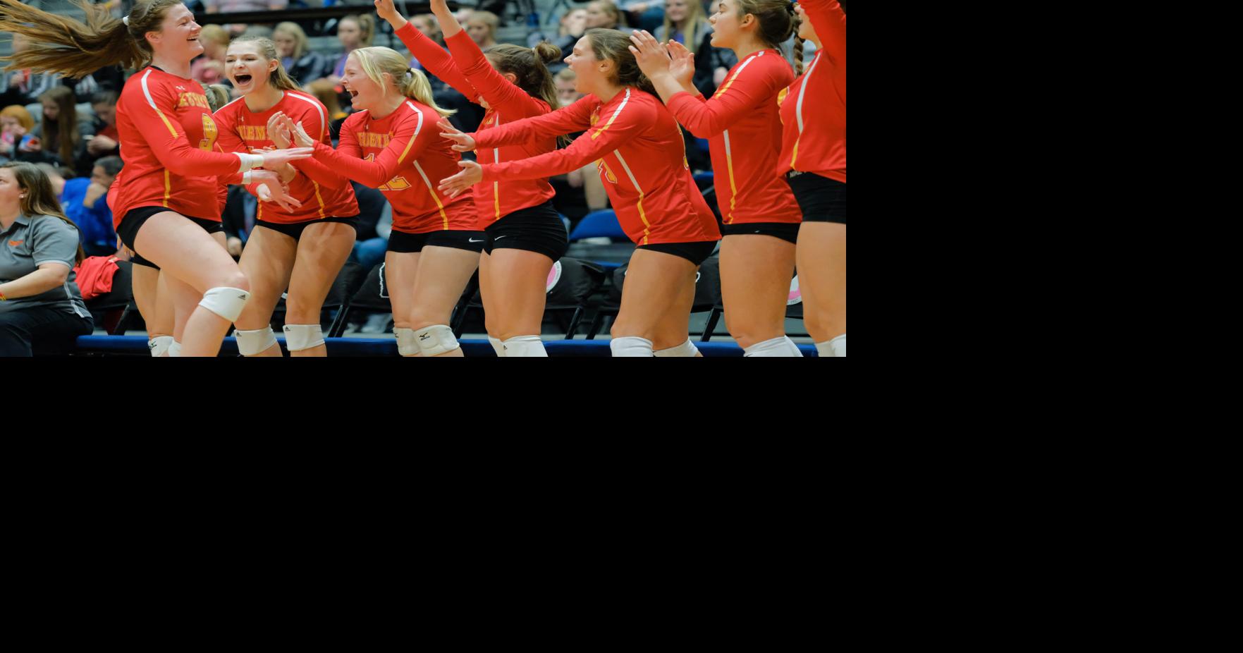 Iowa state volleyball Carroll Kuemper breaks through to final; Sidney