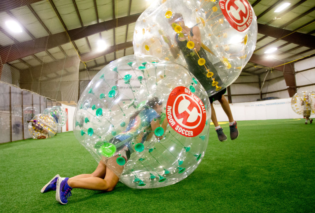 Bubble soccer — ‘like bumper cars but with people’ — now in Omaha