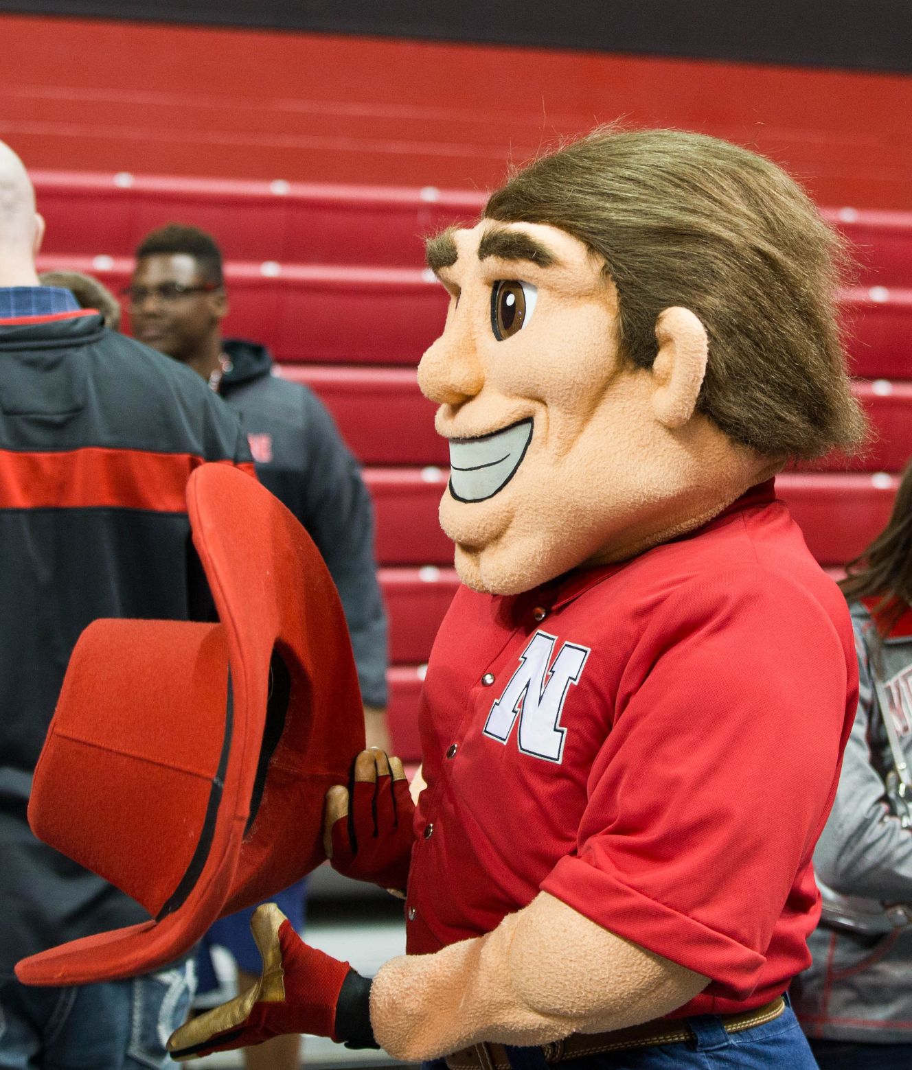 Herbie mascot cheap husker adidas hat