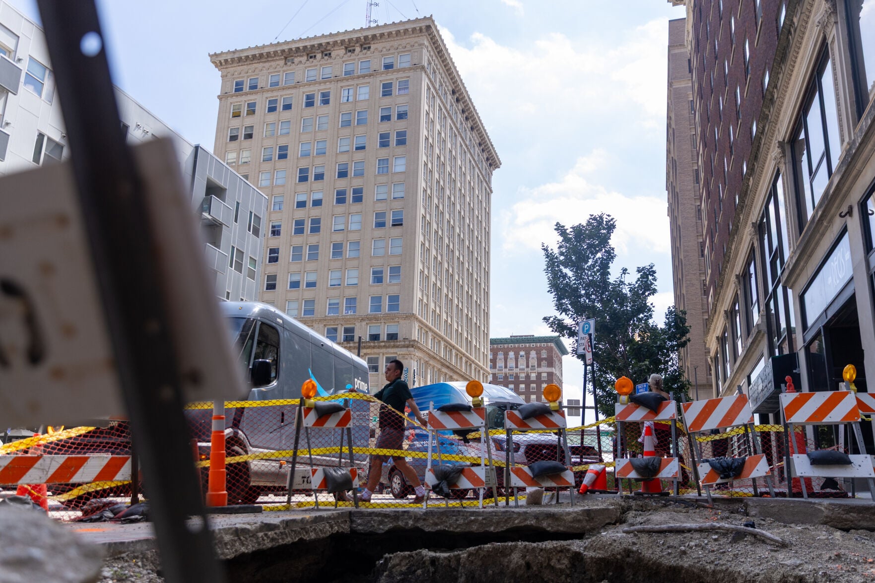 Omaha’s 16th Street Sinkhole Repaired