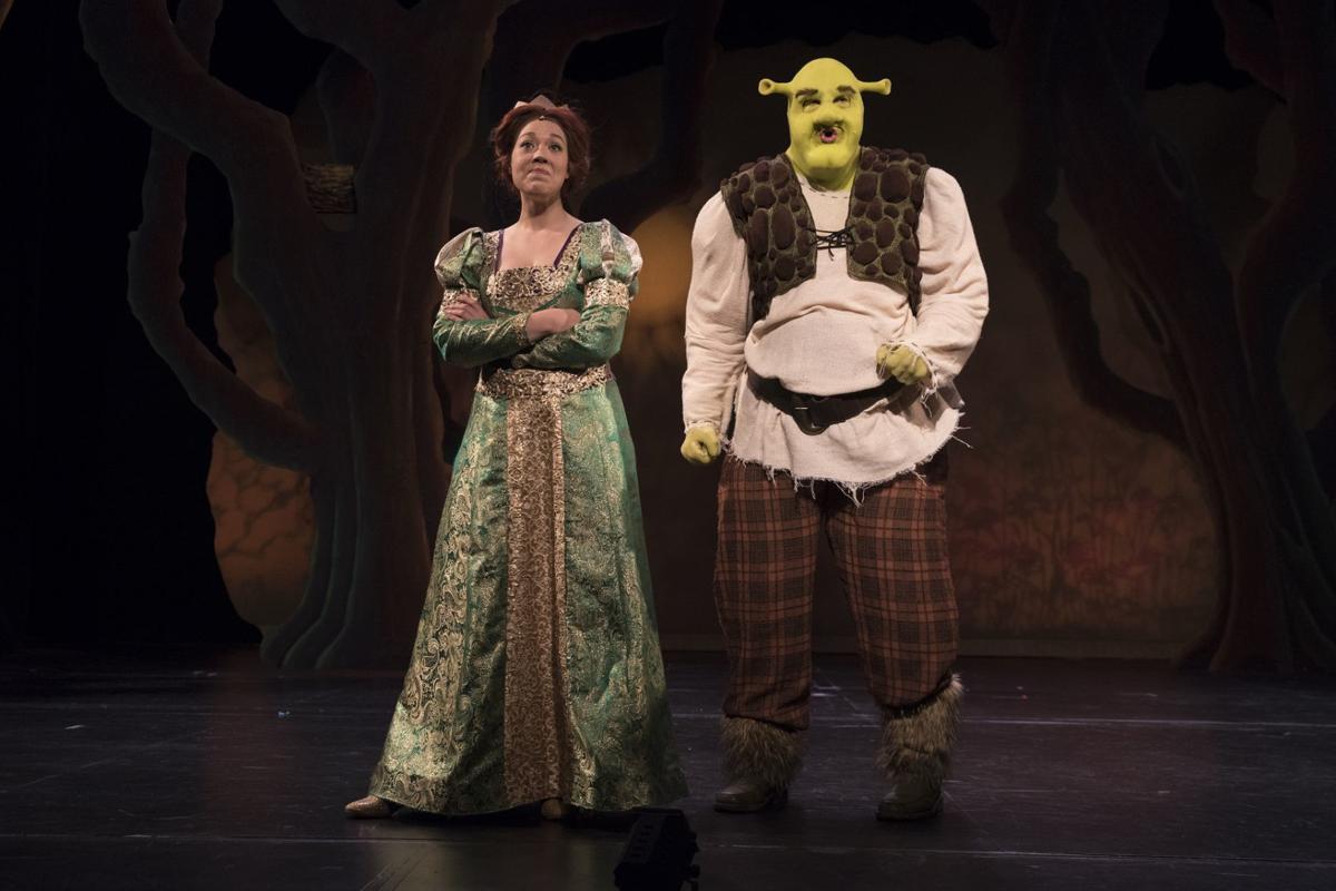 review omaha playhouse s shrek the musical is first rate fast