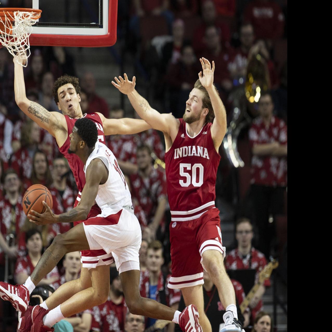 In Topsy Turvy Game Indiana Hands Nebraska Basketball Its Third
