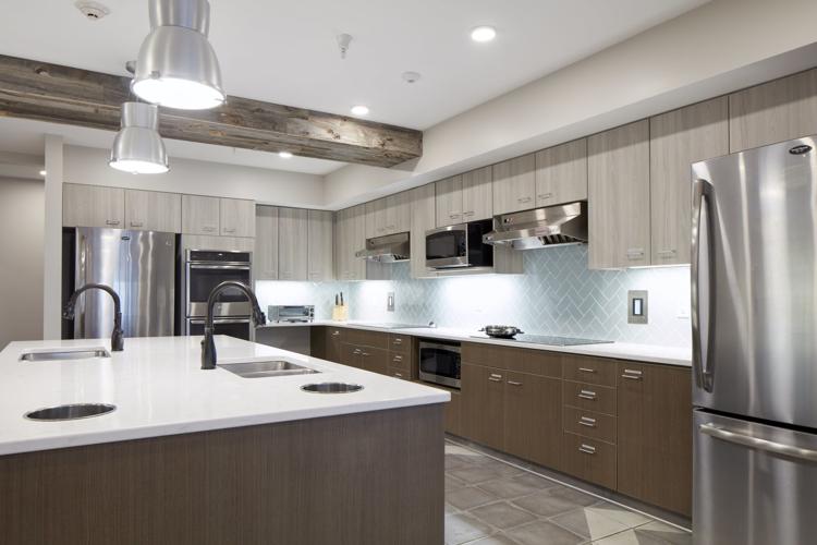 Expanded kitchen