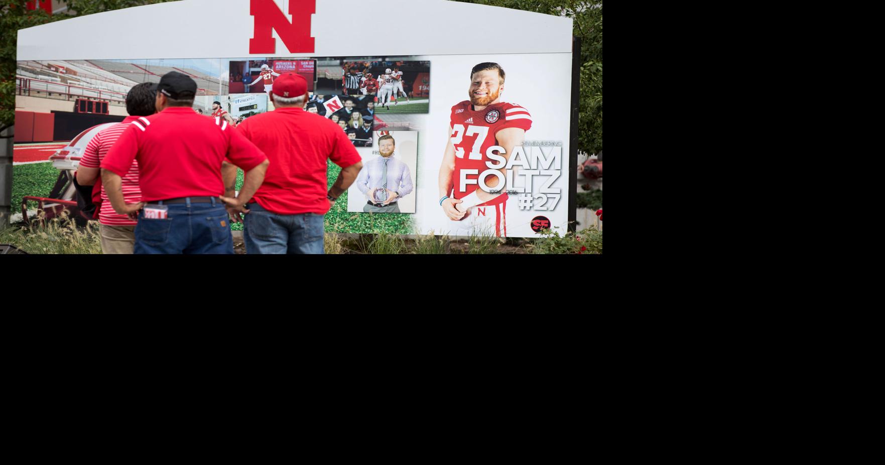 Photos: Husker fans pay tribute to Sam Foltz before season opener
